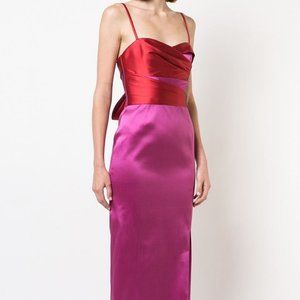 Marchesa Notte - Colour-block Column Gown - Size 10 - BrandNew